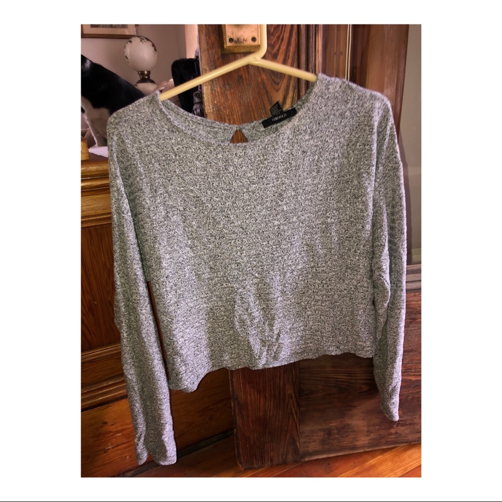 grey sweater